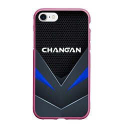 Чехол iPhone 7/8 матовый CHANGAN - TECHNOLOGY ARMOR, цвет: 3D-малиновый