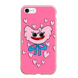 Чехол iPhone 7/8 матовый POPPY PLAYTIME - KISSY MISSY, цвет: 3D-светло-розовый