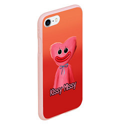 Чехол iPhone 7/8 матовый КИССИ МИССИ KISSY MISSY, цвет: 3D-светло-розовый — фото 2