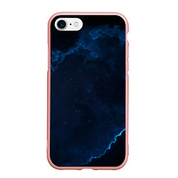 Чехол iPhone 7/8 матовый Звездные облака, цвет: 3D-светло-розовый