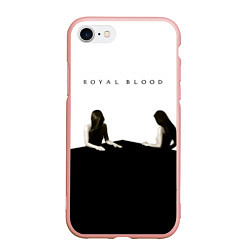 Чехол iPhone 7/8 матовый How Did We Get So Dark? - Royal Blood, цвет: 3D-светло-розовый