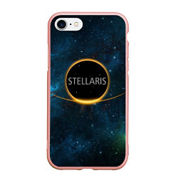 Чехол iPhone 7/8 матовый Stellaris- For us all, цвет: 3D-светло-розовый