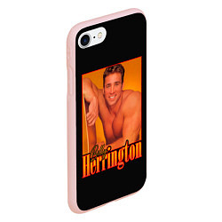 Чехол iPhone 7/8 матовый Billy Herrington Aniki Билли, цвет: 3D-светло-розовый — фото 2