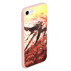 Чехол iPhone 7/8 матовый BERSERK ГАТС РУНА спина, цвет: 3D-светло-розовый — фото 2