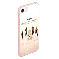 Чехол iPhone 7/8 матовый Skillet: Refuge Behind The Track, цвет: 3D-светло-розовый — фото 2