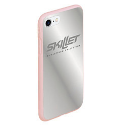 Чехол iPhone 7/8 матовый The Platinum Collection - Skillet, цвет: 3D-светло-розовый — фото 2