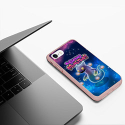 Чехол iPhone 7/8 матовый My Singings monsters ВУЖАС GHAZT, цвет: 3D-светло-розовый — фото 2