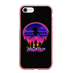 Чехол iPhone 7/8 матовый Visit Hawkins Stranger Things, цвет: 3D-баблгам