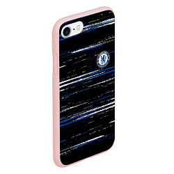 Чехол iPhone 7/8 матовый Chelsea челси лого, цвет: 3D-светло-розовый — фото 2