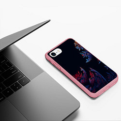 Чехол iPhone 7/8 матовый Шипастый Коралловый Риф, цвет: 3D-баблгам — фото 2