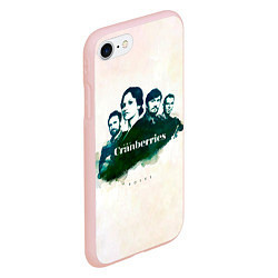 Чехол iPhone 7/8 матовый Roses - The Cranberries, цвет: 3D-светло-розовый — фото 2