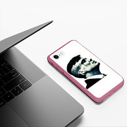 Чехол iPhone 7/8 матовый Shelby tomas, цвет: 3D-малиновый — фото 2