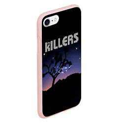 Чехол iPhone 7/8 матовый Dont Waste Your Wishes - The Killers, цвет: 3D-светло-розовый — фото 2