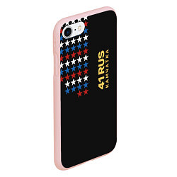 Чехол iPhone 7/8 матовый 41 RUS Камчатка, цвет: 3D-светло-розовый — фото 2