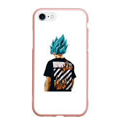 Чехол iPhone 7/8 матовый Son Goku Dragon ball