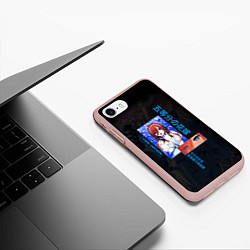 Чехол iPhone 7/8 матовый Мику Накано - Пять невест, цвет: 3D-светло-розовый — фото 2