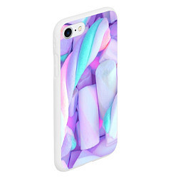 Чехол iPhone 7/8 матовый Необычные конфеты, цвет: 3D-белый — фото 2