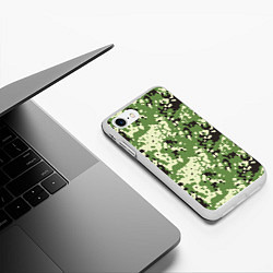 Чехол iPhone 7/8 матовый Камуфляж Flectar-D, цвет: 3D-белый — фото 2