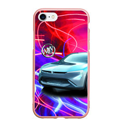 Чехол iPhone 7/8 матовый Buick Electra - Concept, цвет: 3D-светло-розовый
