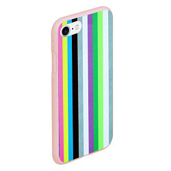 Чехол iPhone 7/8 матовый Множество цветов, цвет: 3D-светло-розовый — фото 2
