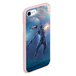 Чехол iPhone 7/8 матовый Mass Effect Andromeda - Character, цвет: 3D-светло-розовый — фото 2