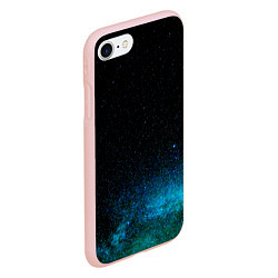 Чехол iPhone 7/8 матовый Deep stars, цвет: 3D-светло-розовый — фото 2