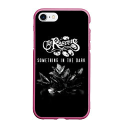 Чехол iPhone 7/8 матовый Something in the Dark - The Rasmus, цвет: 3D-малиновый