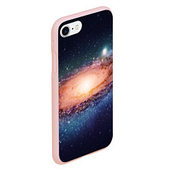 Чехол iPhone 7/8 матовый Недосягаемый космос, цвет: 3D-светло-розовый — фото 2