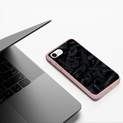 Чехол iPhone 7/8 матовый Саморезы, цвет: 3D-светло-розовый — фото 2