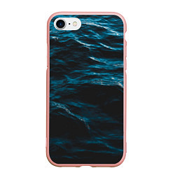Чехол iPhone 7/8 матовый Глубокое море, цвет: 3D-светло-розовый