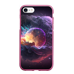 Чехол iPhone 7/8 матовый Sverhnova, цвет: 3D-малиновый