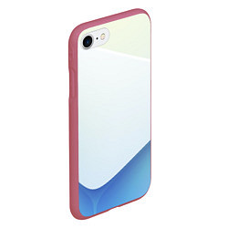 Чехол iPhone 7/8 матовый Пастель из трёх цветов, цвет: 3D-малиновый — фото 2