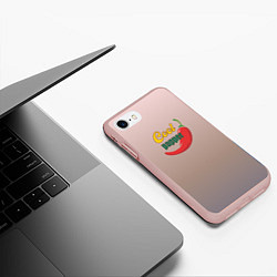 Чехол iPhone 7/8 матовый Cool papper, цвет: 3D-светло-розовый — фото 2
