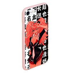 Чехол iPhone 7/8 матовый Джунко Эношима - Danganronpa аниме, цвет: 3D-светло-розовый — фото 2