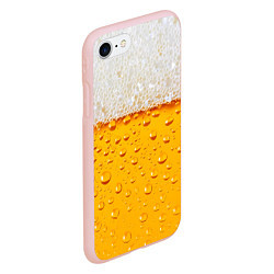 Чехол iPhone 7/8 матовый Пенное, цвет: 3D-светло-розовый — фото 2