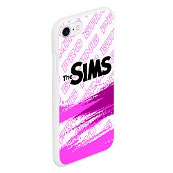 Чехол iPhone 7/8 матовый The Sims pro gaming: символ сверху, цвет: 3D-белый — фото 2