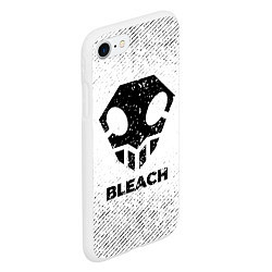 Чехол iPhone 7/8 матовый Bleach с потертостями на светлом фоне, цвет: 3D-белый — фото 2