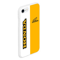 Чехол iPhone 7/8 матовый Honda sign, цвет: 3D-белый — фото 2
