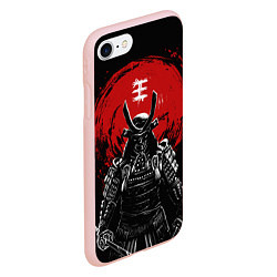 Чехол iPhone 7/8 матовый Bloody Samurai, цвет: 3D-светло-розовый — фото 2