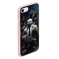 Чехол iPhone 7/8 матовый Payday 3 animal mask, цвет: 3D-светло-розовый — фото 2