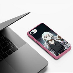 Чехол iPhone 7/8 матовый Suzuya Juuzou, цвет: 3D-малиновый — фото 2