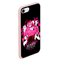 Чехол iPhone 7/8 матовый Мицури Канроджи плачет - Клинок демонов, цвет: 3D-светло-розовый — фото 2