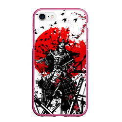 Чехол iPhone 7/8 матовый Bushido warrior