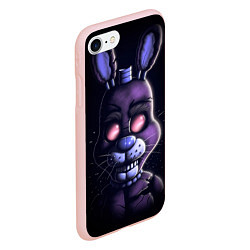 Чехол iPhone 7/8 матовый Five Nights at Freddys Bonnie, цвет: 3D-светло-розовый — фото 2