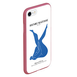 Чехол iPhone 7/8 матовый Силуэт лежа на спине - Анри Матисс, цвет: 3D-малиновый — фото 2