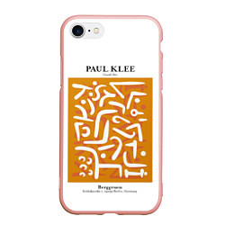 Чехол iPhone 7/8 матовый Движение роста - Пауль Клее, цвет: 3D-светло-розовый