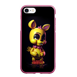 Чехол iPhone 7/8 матовый Spring Bonnie, цвет: 3D-малиновый