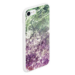 Чехол iPhone 7/8 матовый Текстура - Natural charge, цвет: 3D-белый — фото 2