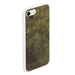 Чехол iPhone 7/8 матовый Текстура - Dirty green, цвет: 3D-белый — фото 2