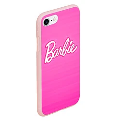 Чехол iPhone 7/8 матовый Барби - Фильм, цвет: 3D-светло-розовый — фото 2